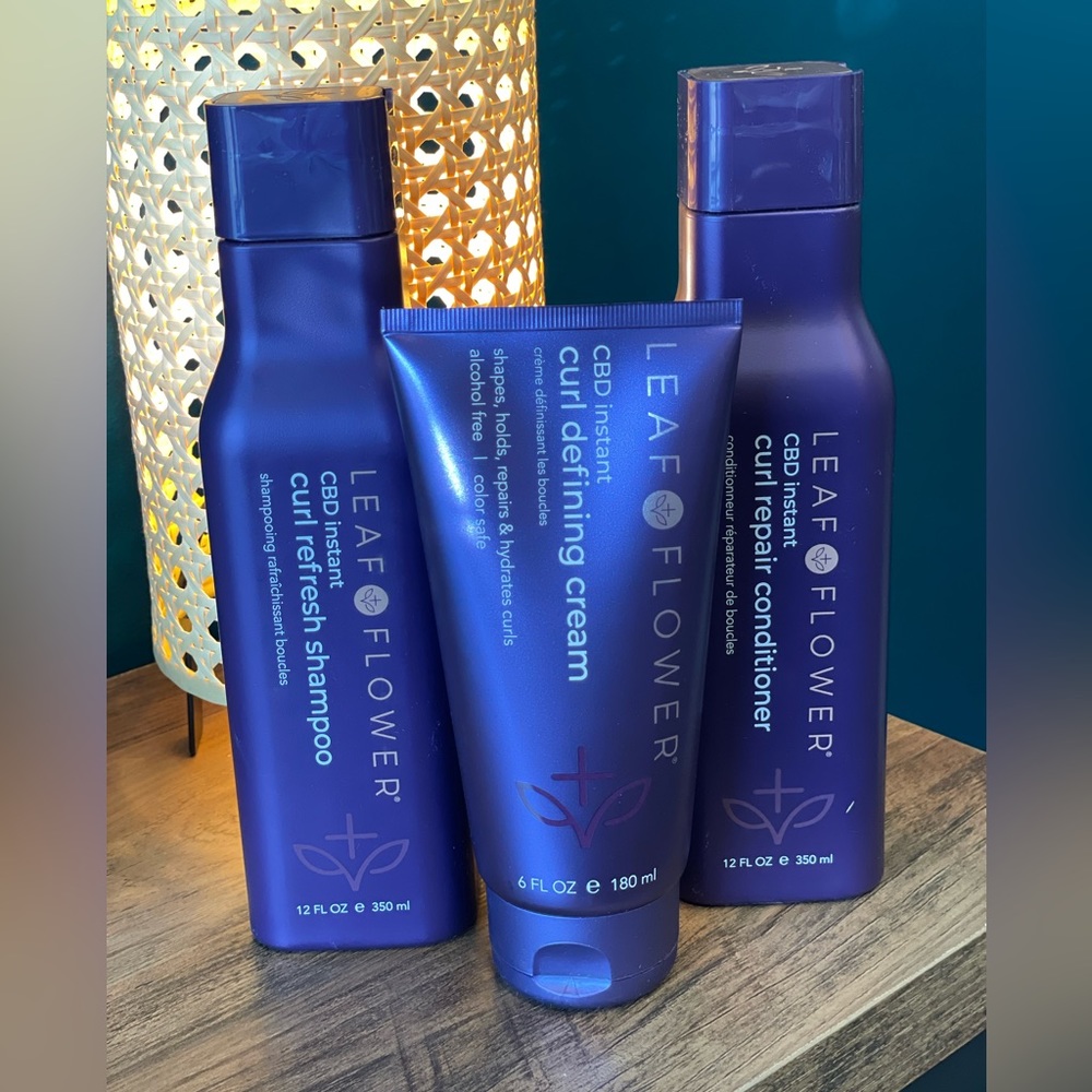 Leaf + Flower Curl CBD haircare